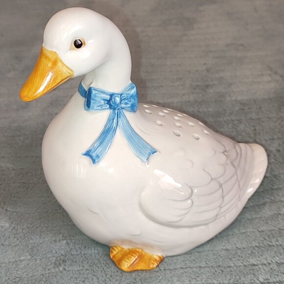 Goose Salt Pepper Shaker Single Ceramic Kitchenware Handcrafted Otagiri Japan - Picture 1 of 10